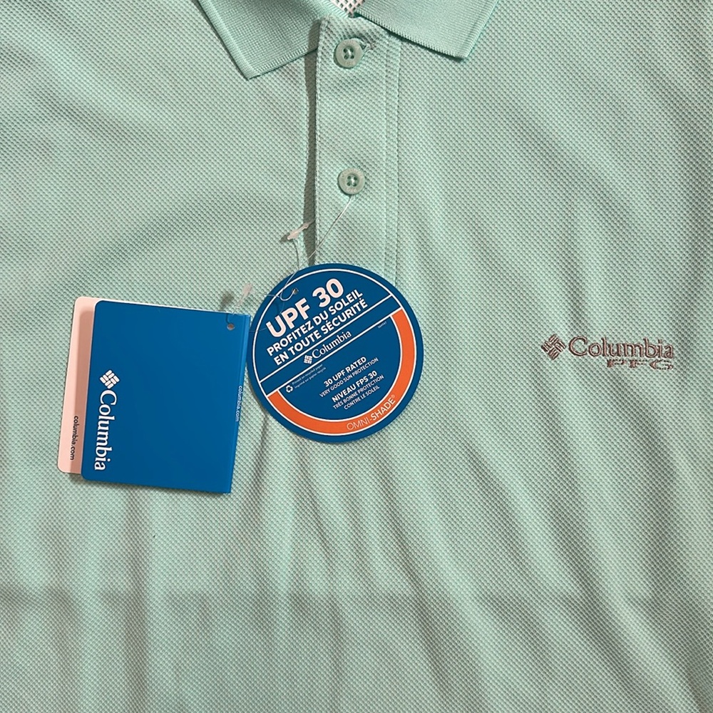 NWT Columbia Vented Polo Shirt - XL - Picture 3 of 6
